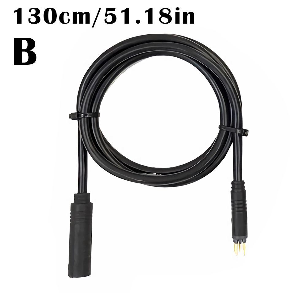 E-Bike Stromadapter Kabel Verlängerungskabel Stecker Wasserdicht Schnellverschluss Leitung 60cm 130cm 160cm Motorverlängerungskabel