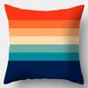 Rainbow Geometric Color Splicing Pillowcase 45x45cm Polyester Sofa Chair cushion cover Modern room home decor