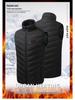 Men's Smart USB Heated Vest - Multi-Zone, Safe Electric Heating, Stand-Up Collar, Constant Temperature
