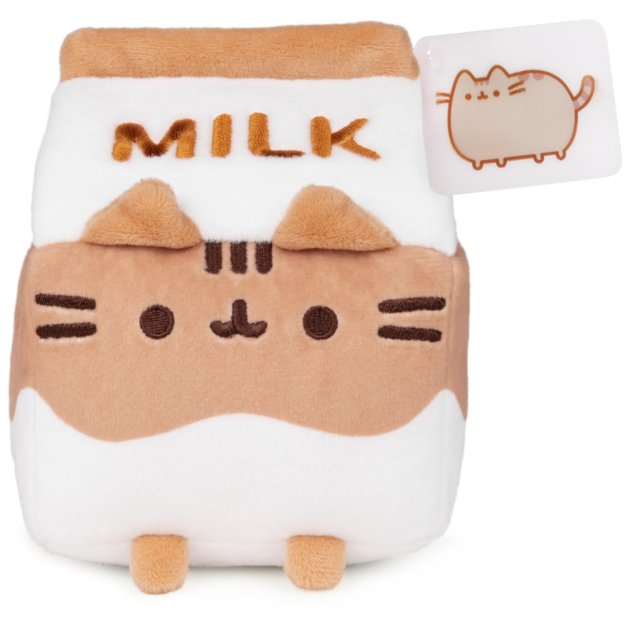 

Плюшевая игрушка GUND Пушин Кошка с Шоколадным Молоком, для детей от 8 лет, Коричневый/Белый, 6 дюймов