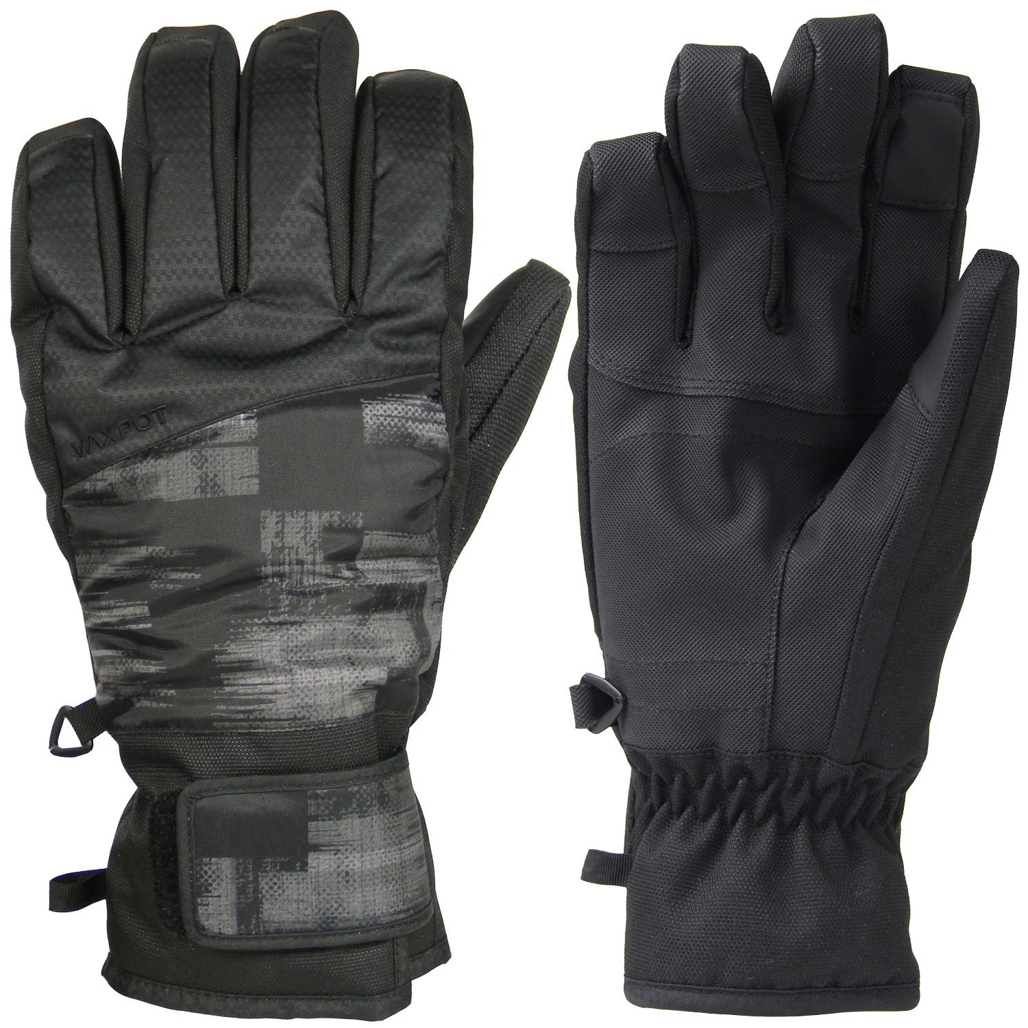 

Перчатки для сноуборда VAXPOT, горнолыжные перчатки с водонепроницаемой внутренней частью L для мужчин [флисовая пленка] VA-3962 PT-MON (L Мужчины)