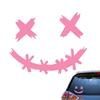 Smile Face Car Sticker - Car Decorative Smile Face Decal Waterproof, Funny Smile Car