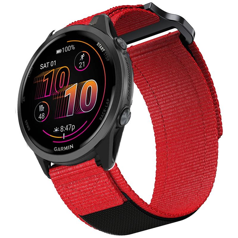 Correa de Nylon para Reloj de 22 mm Para Garmin Forerunner 570 47 mm Forerunner 265 255 Venu 4 45 mm Venu 3 2 Para Samsung Gear S3 Galaxy Watch3