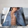 Song Kang Koreanischer Pop Decken Dekorative Flanell-Kuscheldecke Für Heimdekoration Weich Warm Individuelle Qualität Tagesdecke Geburtstagsgeschenk