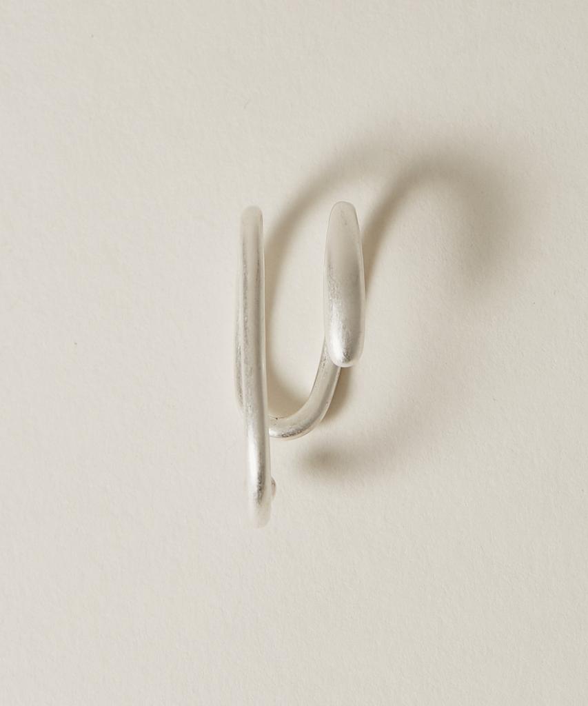 Novice Tokyo Double Line Antenna Ear Cuff / Silver