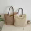 Hand-Woven Armpit Bag Summer Woven Tote Handbag Large Capacity Women's Shoulder Bag Paper Rope Ladies Beach Underarm Bag