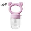 Safe Baby Fruit Chewer Silicone Feeder/Mold Food Training Teething Relief Pacifier Easy Clean Teether to Hold for Infants Travel Feeder Pacifier