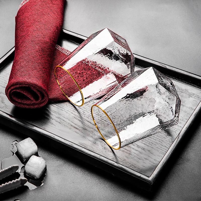 Shangqi Luxus Handgefertigte Diamant Kristall Weingläser (2er Set)