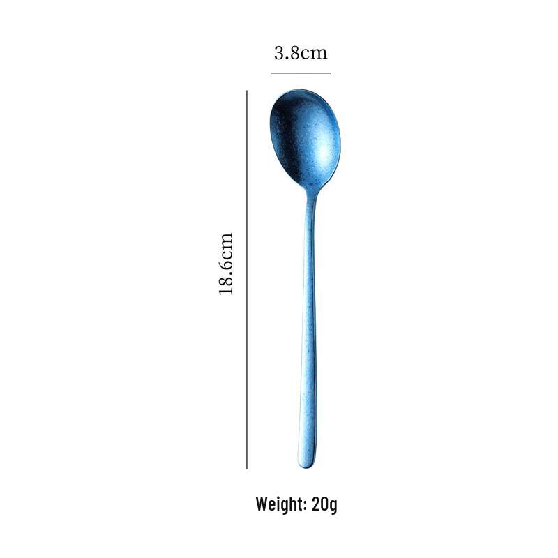 ZISIZ Crystal Gold Dessert Spoon