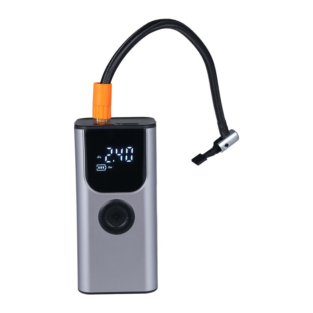 Portable Tire Inflator, Multifunctional for Car, Motorcycle, Tires, Basketball, Power Bank LED SOS Light Function Preset Tire P