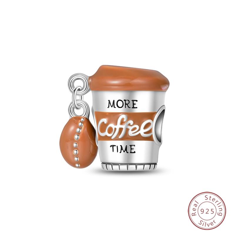 Sweety Copper Cake Poodle Crown Flowers Lover Luminous Charms Beads Fit 3Mm Bracelets Diy Fine Jewelry Making