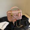 Bag Women's 2026 Autumn and Winter New Korean Fashion Versatile Chain One Shoulder Crossbody Textured Box Small Square Bag