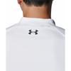 Under Armour UA Armour Knit LS Mock White Black LG Shirt, /
