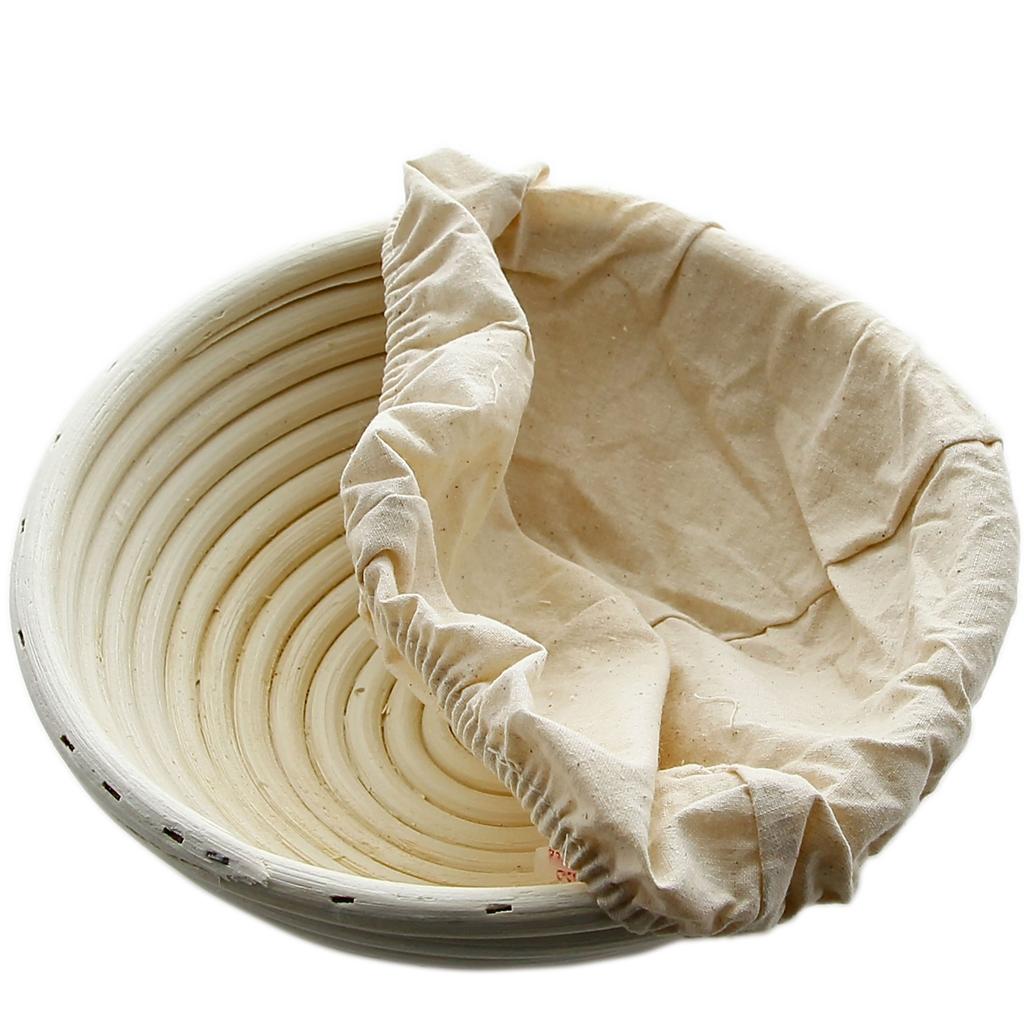 RATAN BASKET FOR RISING PERFECT BREAD 25 CM