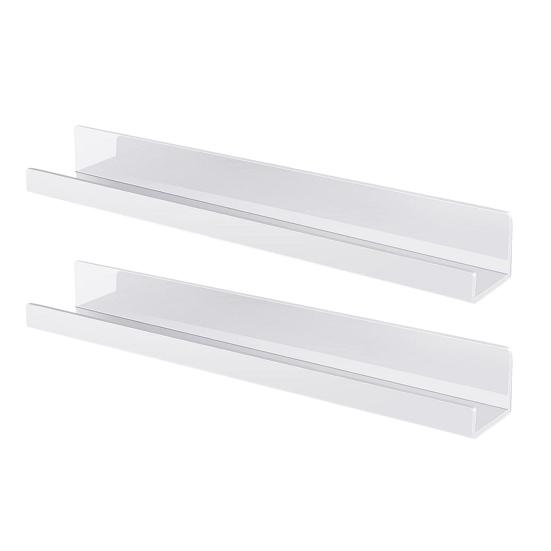 2Pcs Magnetic Bookshelf Whiteboard Reusable Metal Display Stand with Strong Magnetism Floating Book Holder