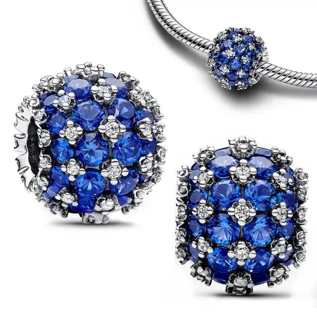 

Стерлинговое серебро Окруженное розовым муранским стеклом Сверкающая роза в цвету Крупные бусины-шармы Подходят для браслета Ювелирное украшение Подарок