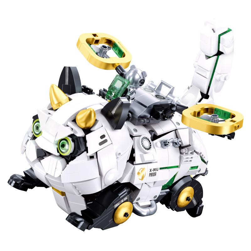 Mechanical Cat Building Block Series, Creative Moc Building Block Model Ornaments Gifts, Children'S And Adult Educational Toys