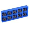 10Pcs Set CNC Carbide Tips Inserts Blade Cutter Lathe Turning Tool with Box
