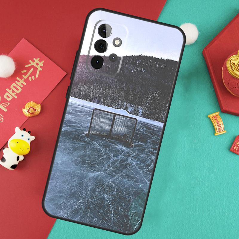 Eishockey Hülle für Samsung Galaxy A17 A55 A35 A15 A32 A52 A13 A33 A53 A14 A34 A54 A06 A16 A26 A36 A56