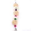Bird Pet Bites Toy Parrot Macaw Luffa Bell Swing Scratcher Climb Toys Cockatiel