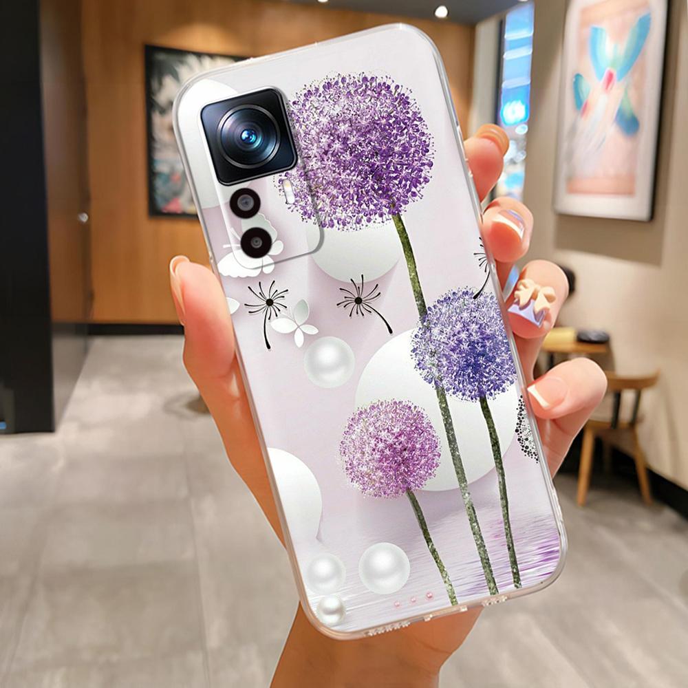 Pro Xiaomi Mi 12T 12 T Pro Pouzdro Průhledné Měkký Silikon Ochrana Čočky Zadní Kryt Pro Xiaomi Mi 12T 12 Mi12 12X Lite Pro Kryt Telefonu