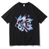 Honkai Star Rail T Shirt Unisex /Women Harajuku Aesthetic Graphic March 7th Tshirt Unisex Anime Cartoon Vintage Cotton Tees Shirts
