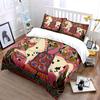 Decorative Horse With Floral Background Bedding Set For Kids Luxury Gift 3Pcs Digital Print Comforter Set Soft Comfortable