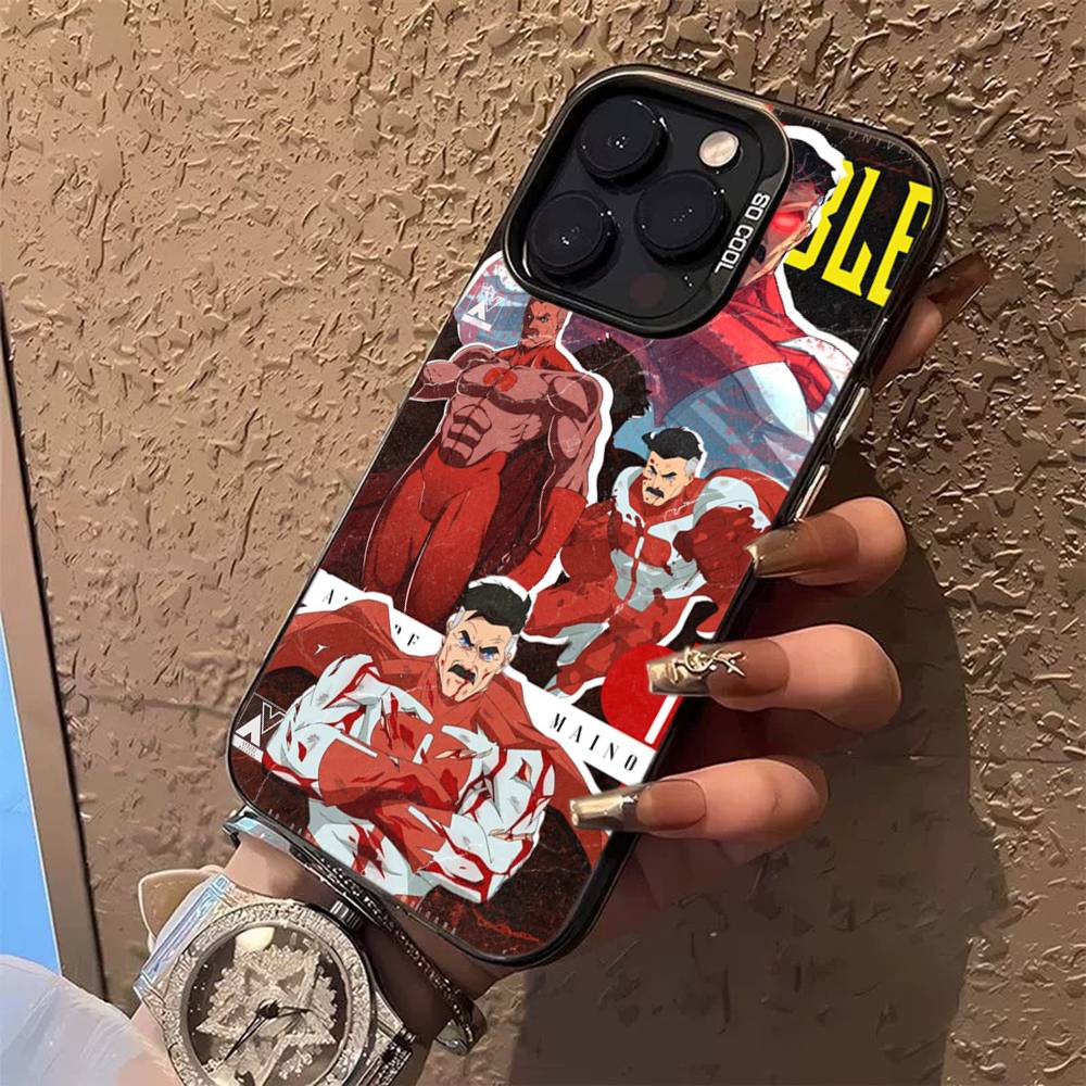 

Непобедимый Супергерой Аниме Чехол Для Телефона Для IPhone 17 16 15 14 13 Pro 12 11 Pro Max PLUS Цветная Задняя Крышка iPhone 14