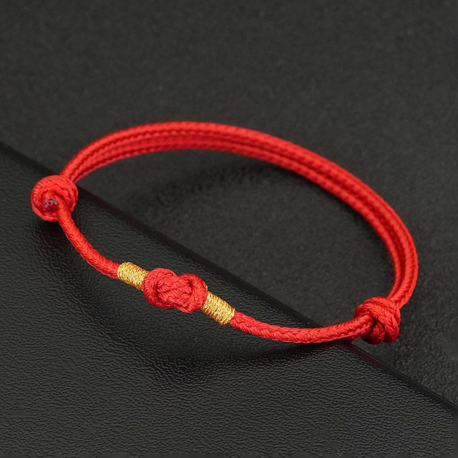 2mm Lucky Red String Bracelet Women Men 4 Colors Available Handmade Weaven Rope Adjustable Couple Jewelry Perfect Gift For Lover