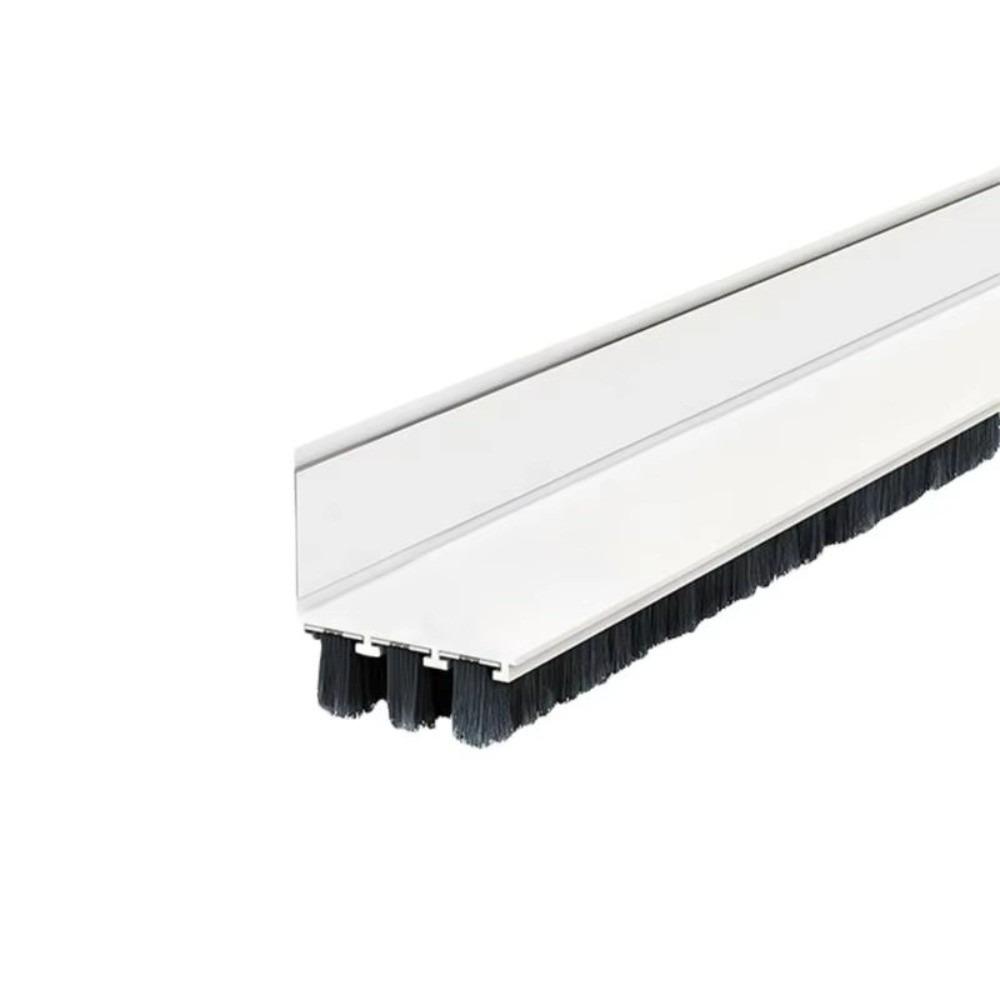 Звукоизоляция 3-слойная конструкция Дверной уплотнитель от сквозняков Щеточный уплотнитель Пылезащитный дверной уплотнитель Защита от насекомых Звукоизоляционный уплотнитель Под дверью белый