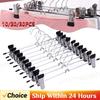 10/20/30PCs Stainless Steel Dress Hanger Pants Clip Clothes Racks Wardrobe Storage Organizer Coat Pants Tongs Skirt Hanger