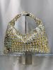 Woven shoulder bag underarm bag spring and summer new bag women's bag handmade high-texture dumpling bag tide