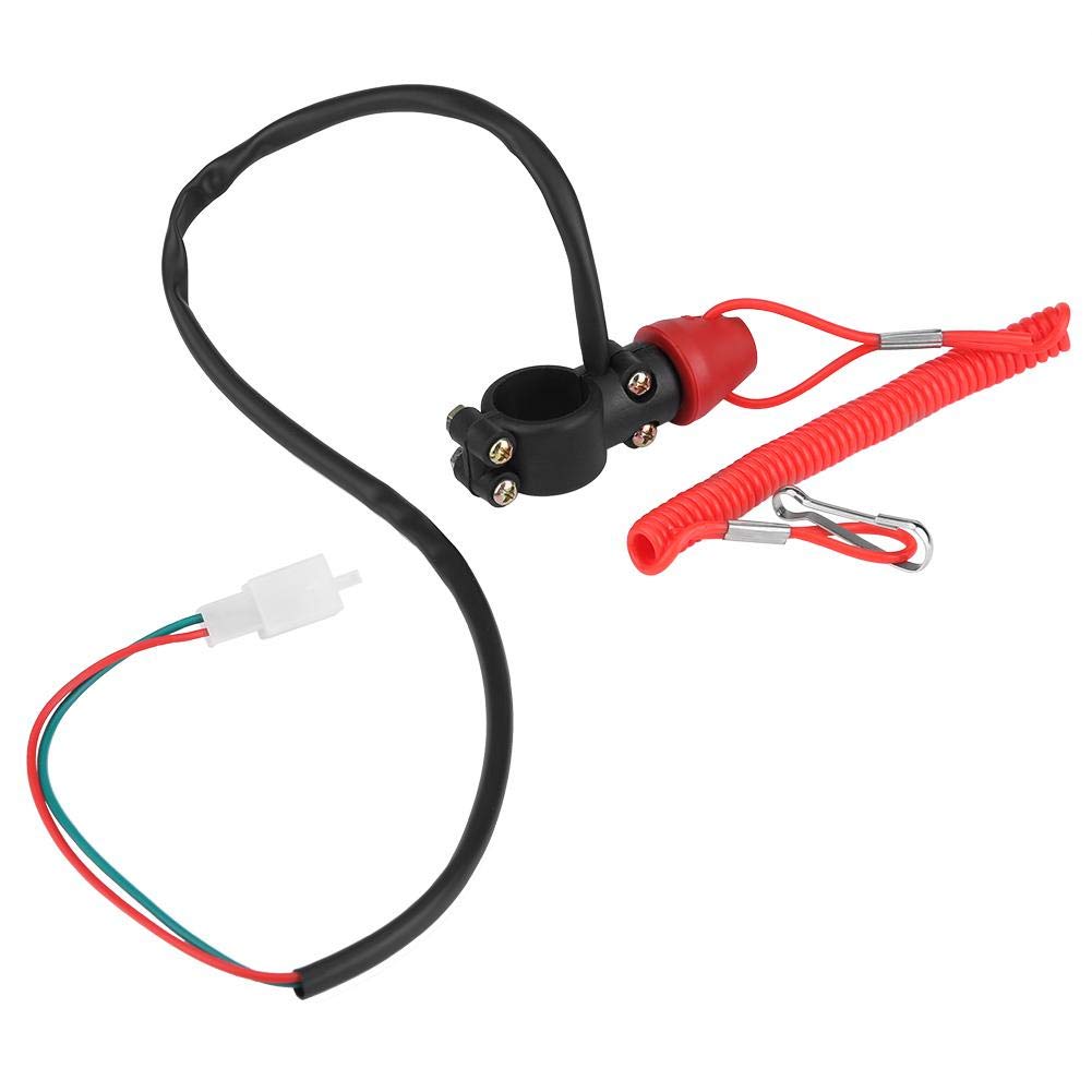 Vypínač zapaľovania, Motocykel Loď Vonkajší motor Vypínač zastavenia Univerzálny 22 mm 7/8" Zapaľovanie Núdzový