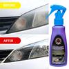 Headlight Restoration Spray: Ceramic Coating, Self-Leveling Tech, 5-Min Dry, Anti-Yellowing & UV Guard (120ml)