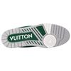 LOUIS VUITTON Trainer Cow Leather Low top Skateboard Shoes Men's Green 1AHTCP