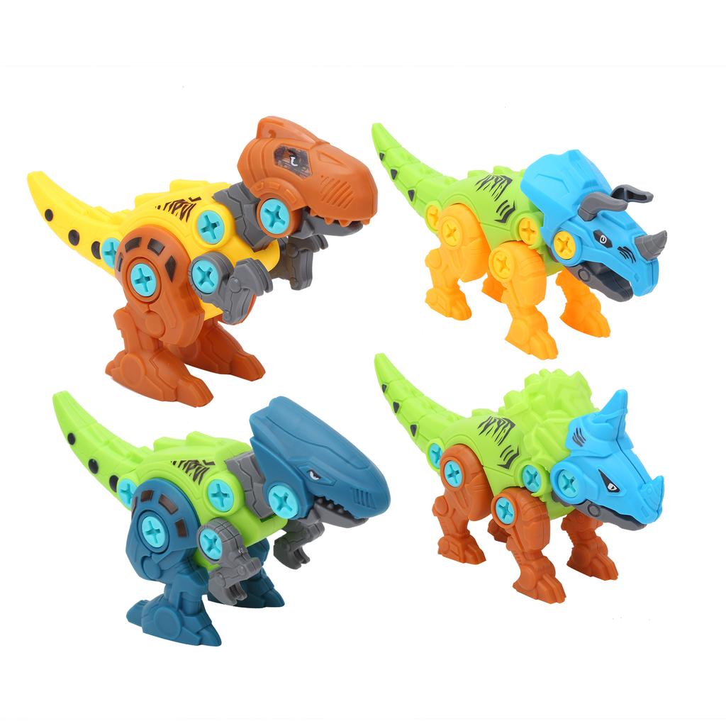 DIY Montage Dinosaurier Spielzeugset Schraube Mutter Kombination Zusammenbau Dinosaurier Modell Spielzeug4 Stile