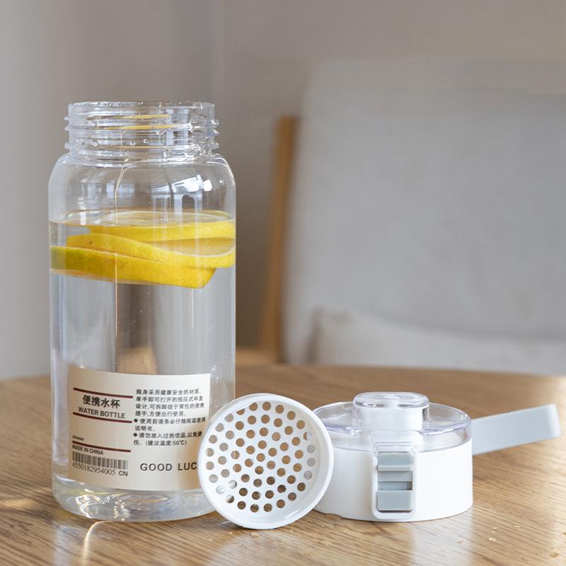 350Ml/550Ml/800Ml Water Bottle Space Cup  Bouncing Cover Handy Cup Sports Plastic Water Bottle Space Cup Plastic Cup