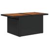 VidaXL Ensemble de Sofa de Jardin 5 pièces avec coussins noir en poly rotin 3349263