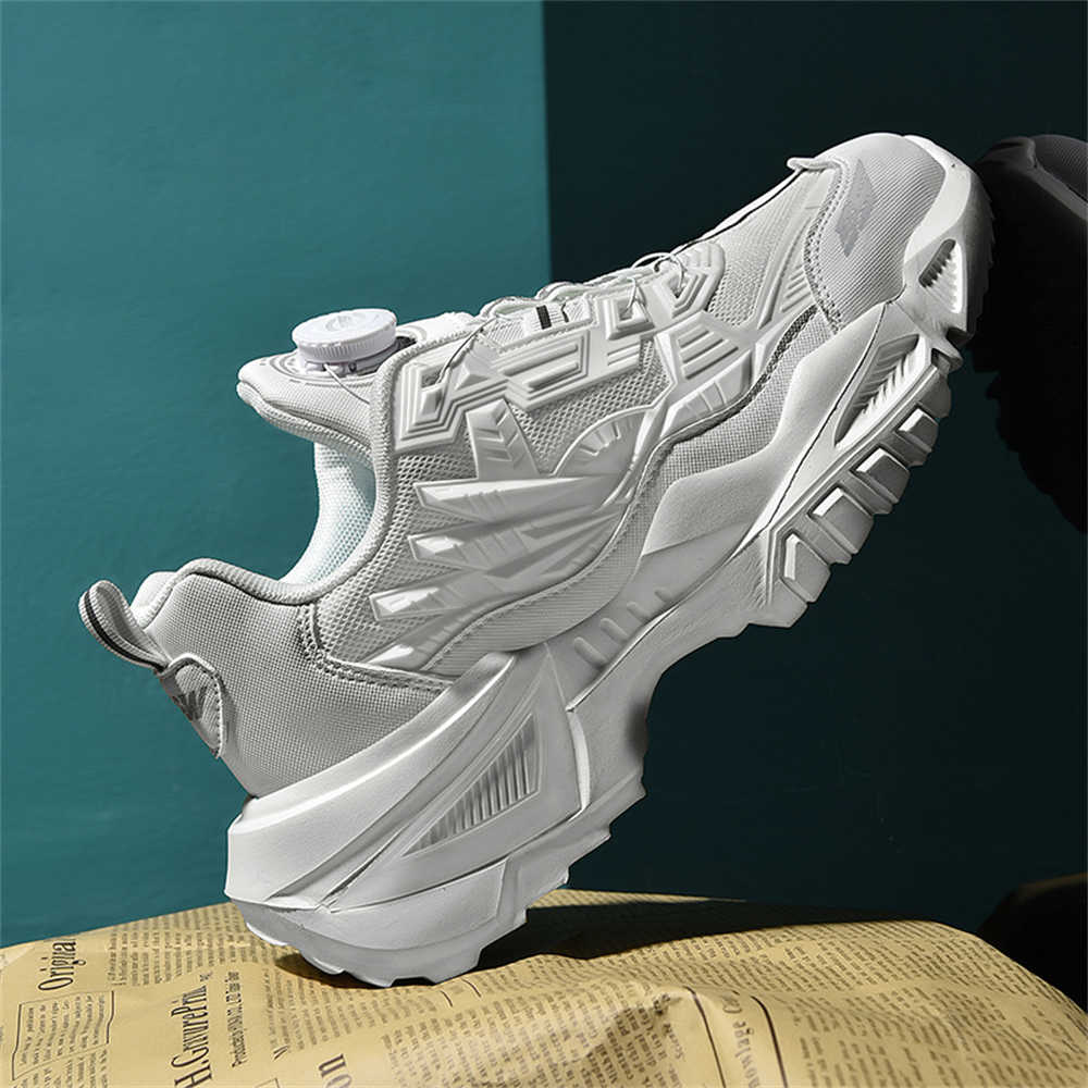 Fashion Thick Sole Quick Lacing System Comfortable Men's Sneakers Mary Jane New Product Idea Goods Shoes Mom Sports Health Low Cost