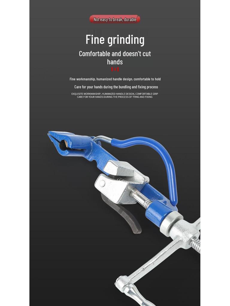 Manual Screw-Type Stainless Steel Cable Tie Gun and Cutter