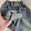 Baby Girls Boys Jeans Casual Comfortable Pants for Little Kids with Stylish Side Pockets Spring Autumn 0-6years