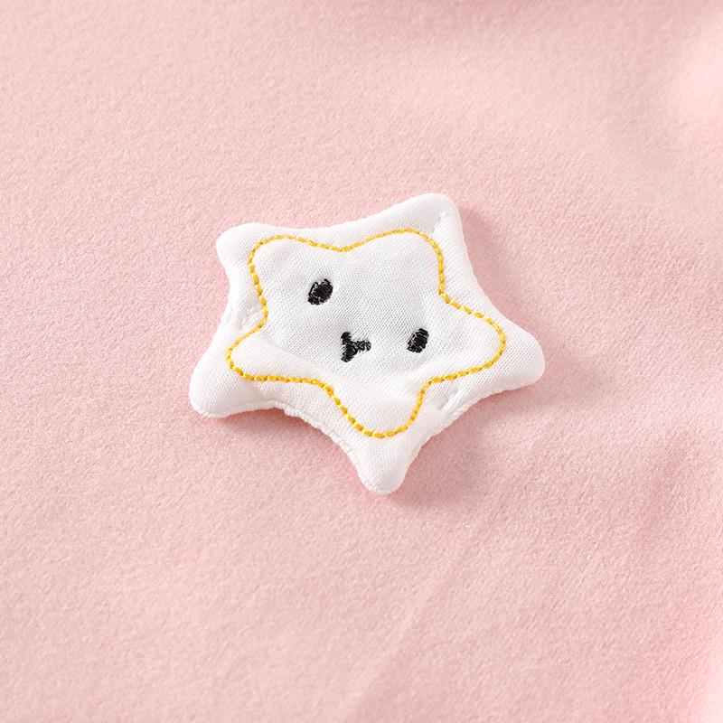 High-Waisted Baby Plush Long Johns Set - Warm Autumn/Winter Underwear for Boys & Girls