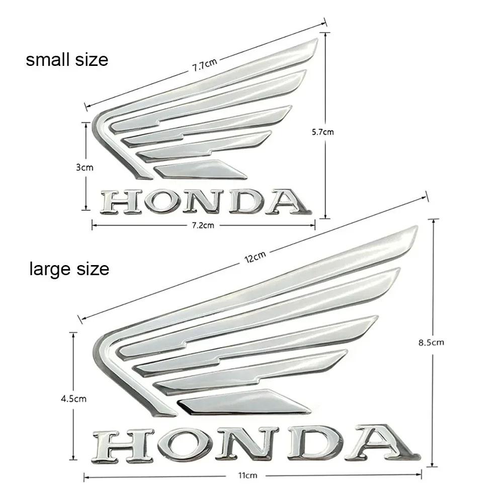 CKU5 Motorcycle 3D Stereoscopic Soft Stickers for Honda Personalized Modification Decoration Accessories Wings Decor Car Emblem
