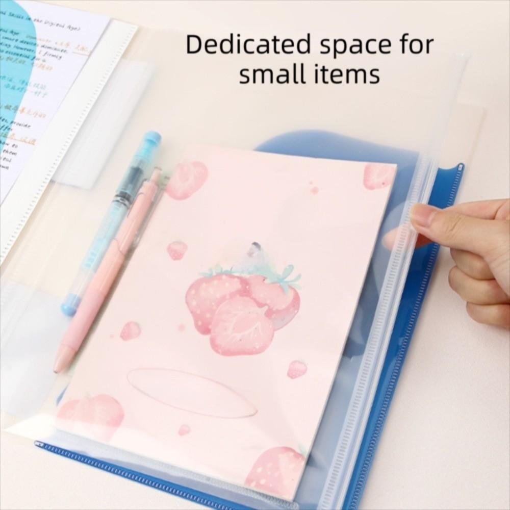 Waterproof A4 Document Organizer Angled-cut Student File Folder Exam