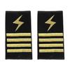 Captain Pilot Epaulets 1 Pair Professional Uniform Shoulder Straps with 1/2/3/4 Gold Silver Bar