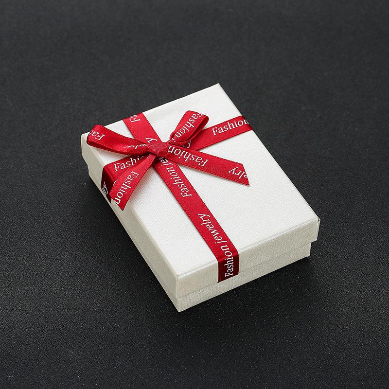 

Youhong fashion packaging double-layer sponge gift box, Korean version bow jewelry box, a large number of spot wholesale.