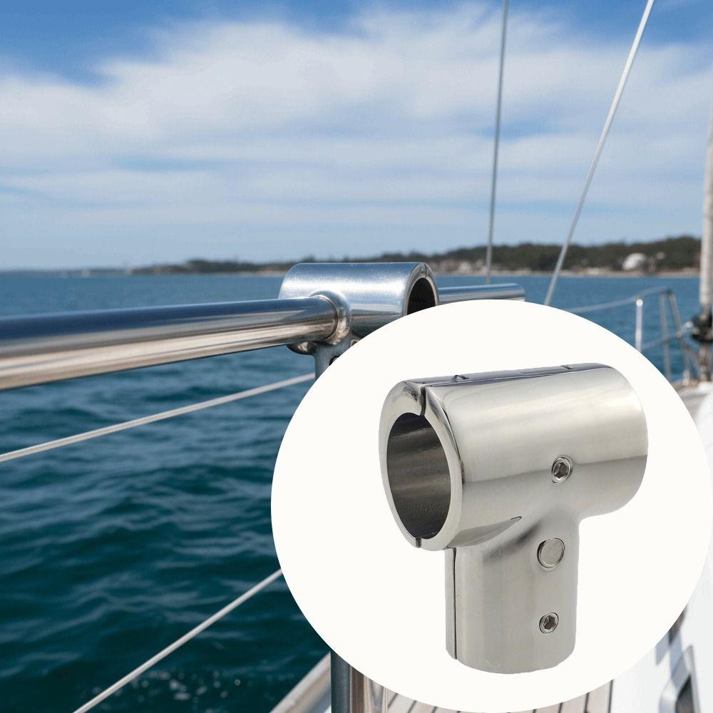 316 Stainless Steel Boat Hand Rail Fittings Stainless Steel Tee  Marine Environments