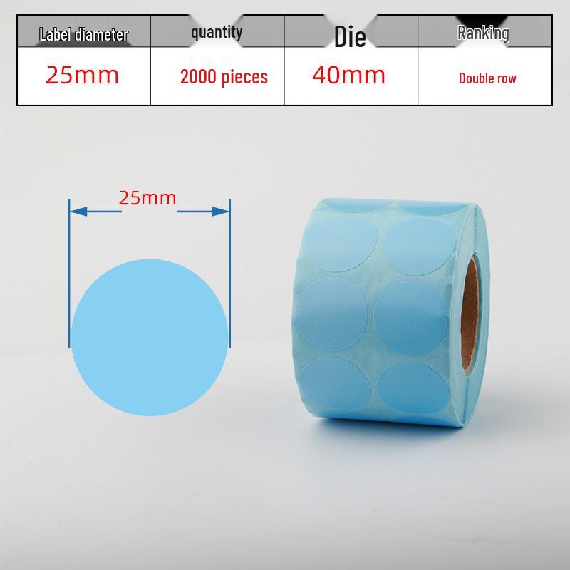 Waterproof Adhesive Thermal Barcode Stickers - Various Sizes