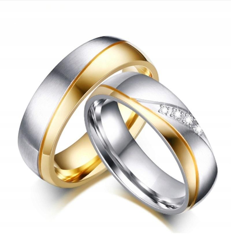 Beautiful Wedding Ring 316L Steel Size 19