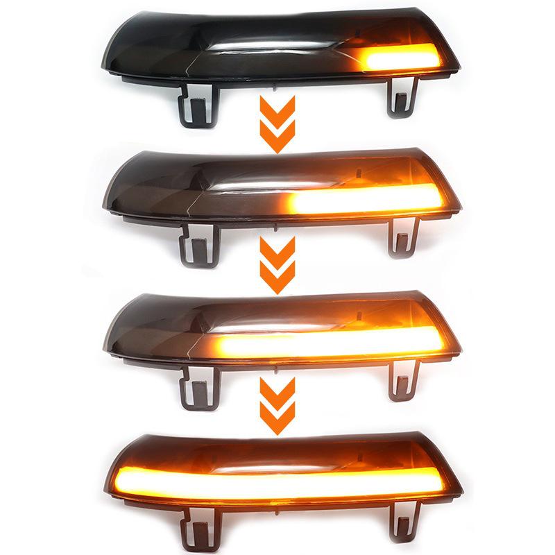 Compatible with Volkswagen Golf 5, Jetta MK5, Passat, Sharan: LED Flowing Water Rearview Mirror Turn Signal Light